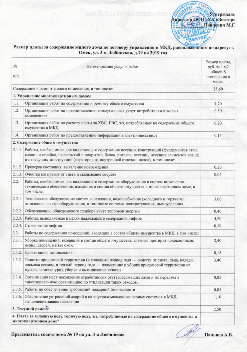 Дома в управлении - Управляющая компания «Вектор»